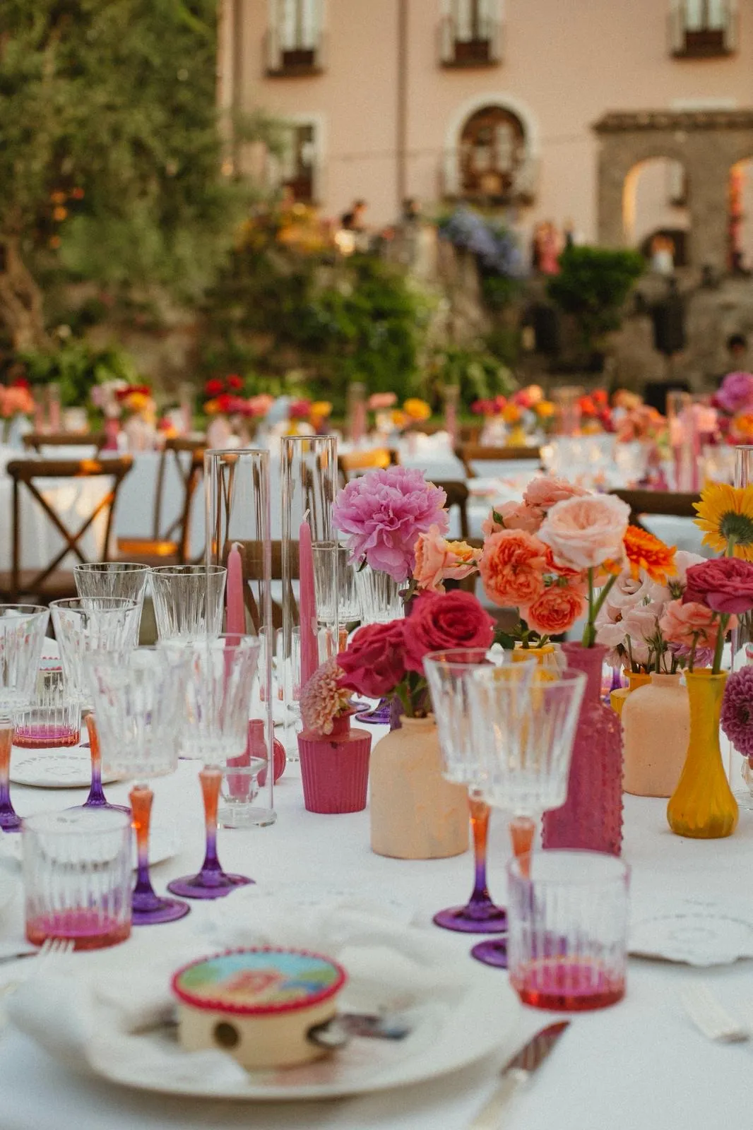 Composizione floreale per evento privato e corporate