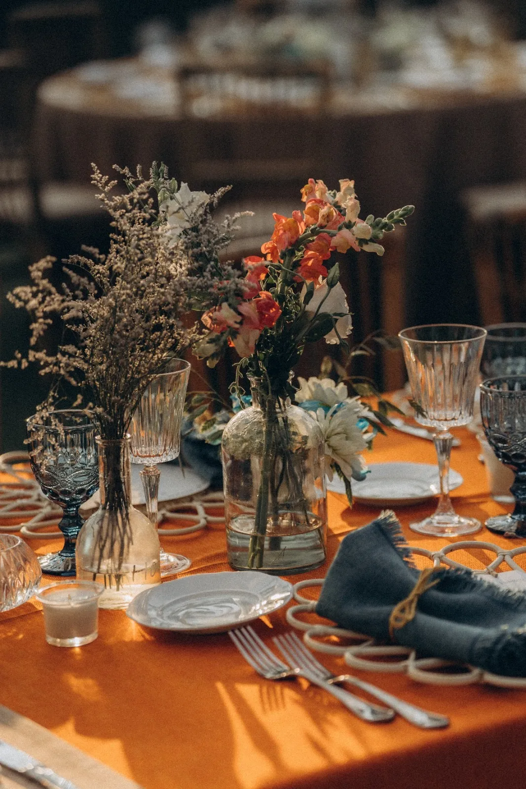 Allestimento floreale di un matrimonio